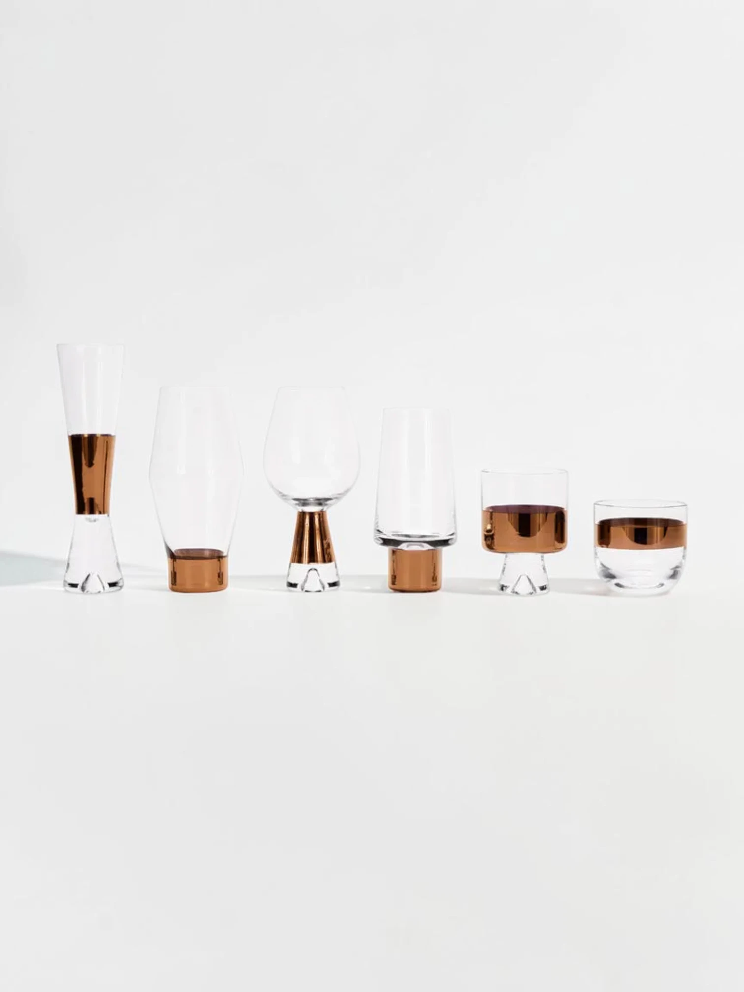 Tank High Ball Glasses, Clear Glass Drinkware, Set of 2 - Image 9