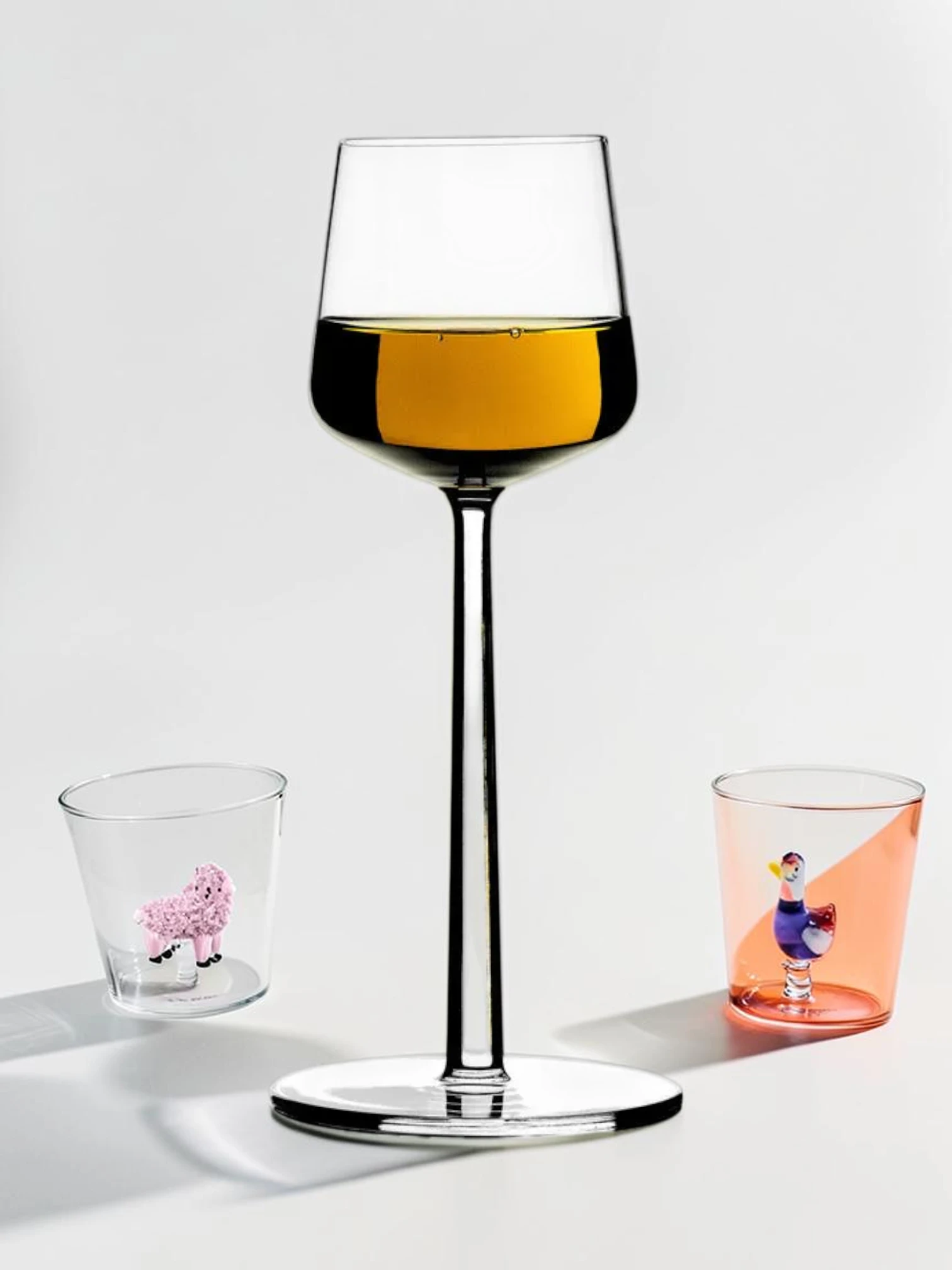 Essence Sherry Glasses, Lead-Free Crystal Stemware, 2-Piece Set - Image 2
