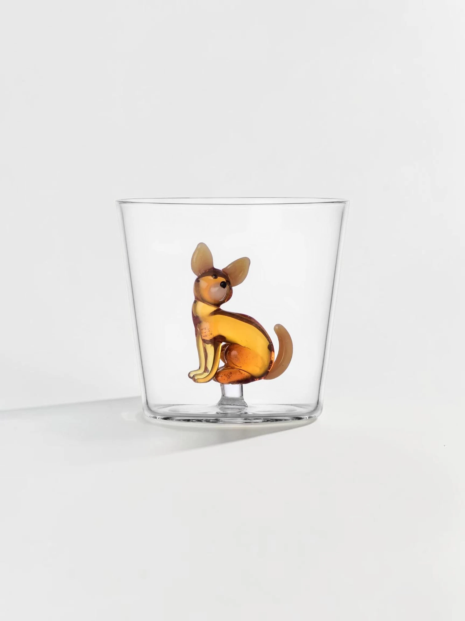 Dogs Tumbler Set, Borosilicate Glass, 2-Piece Dog Figurine Drinkware - Image 3