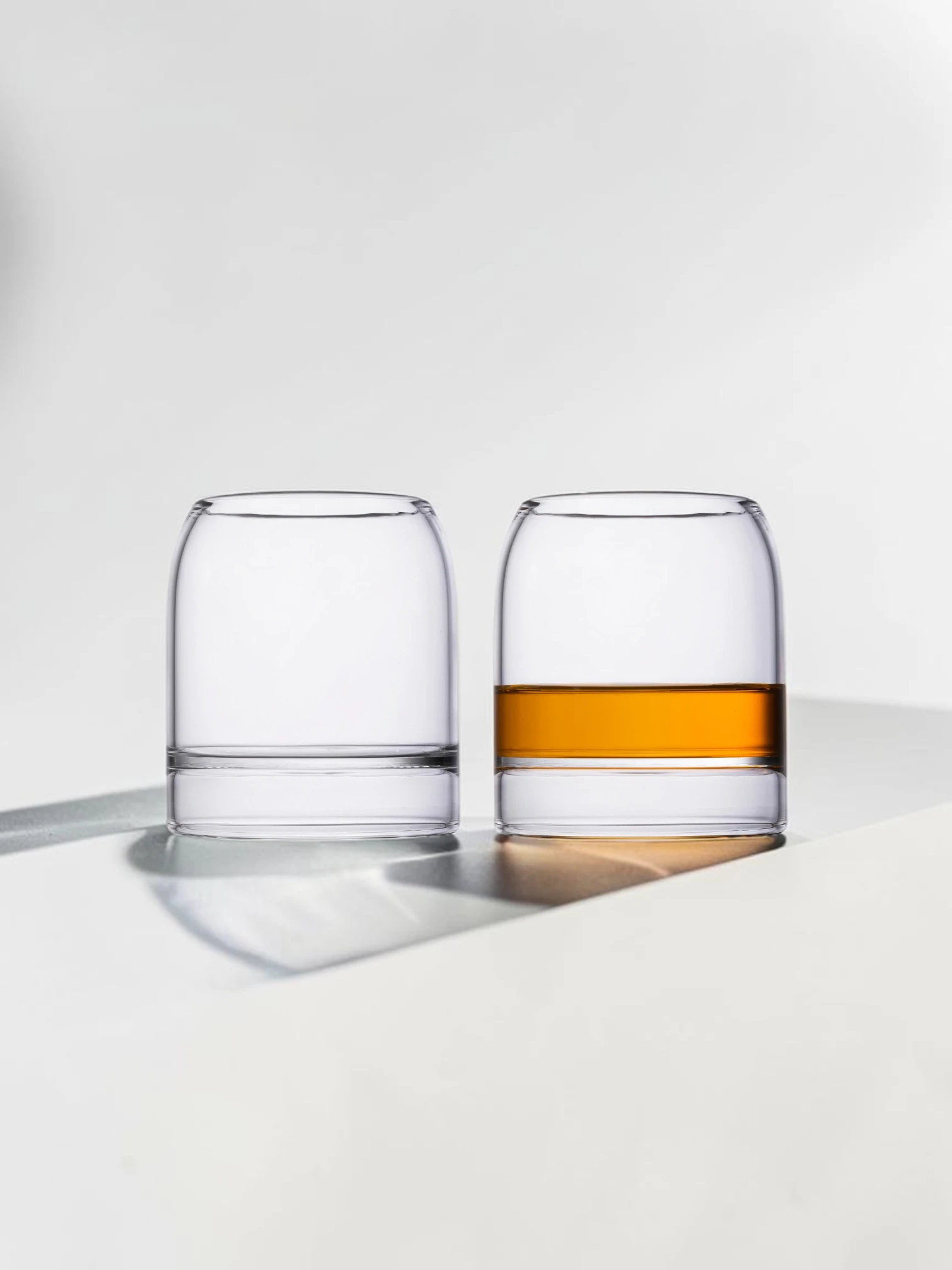 Tapered Whiskey Glasses Set, Borosilicate Glass, 2-Piece Tasting Set - Image 7