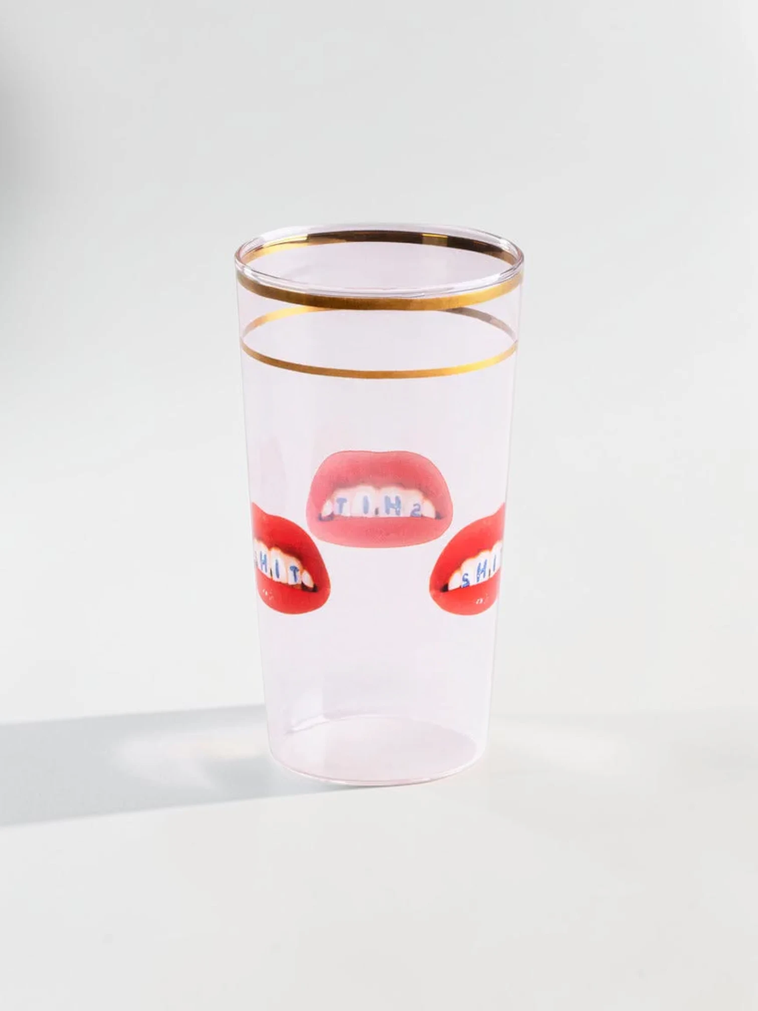 Eclectic Gold-Rimmed Retro Cocktail Glassware, Set of 2 - Image 18