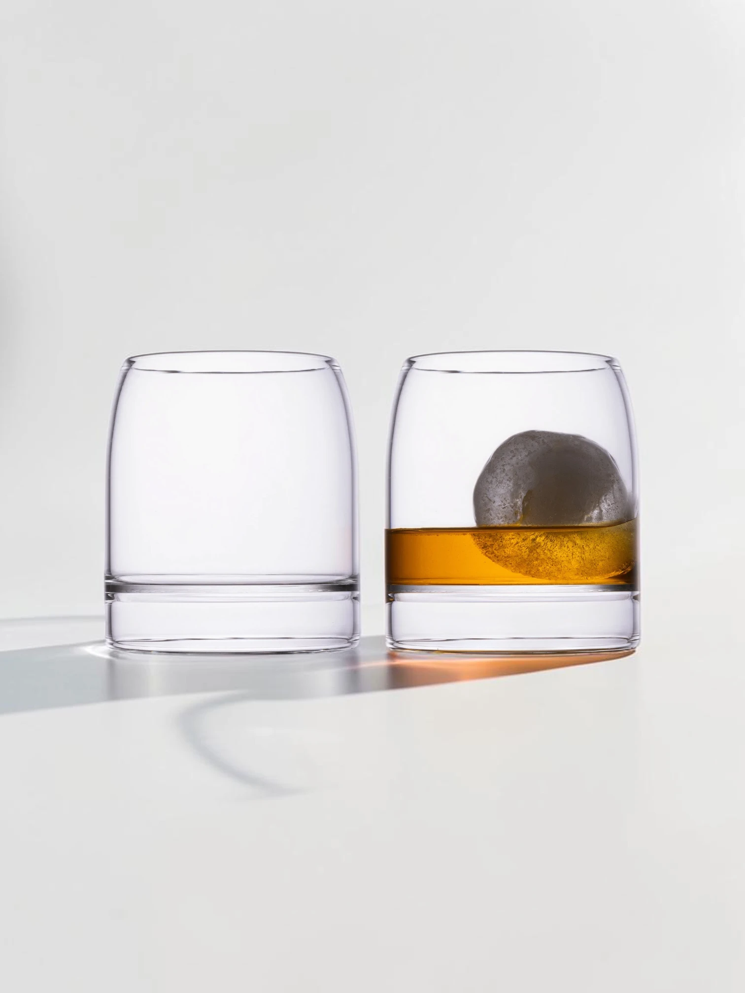 Tapered Whiskey Glasses Set, Borosilicate Glass, 2-Piece Tasting Set - Image 8