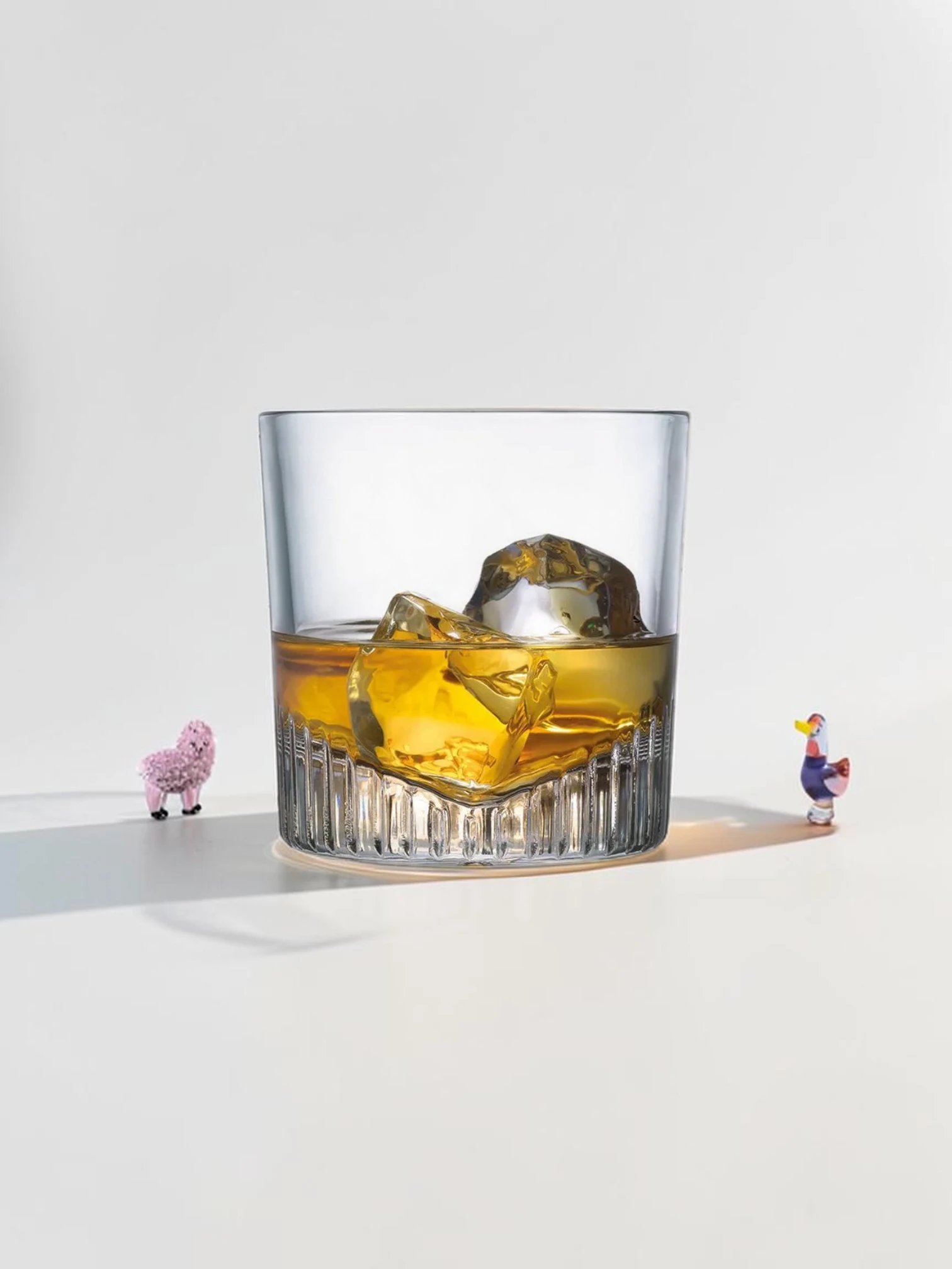 Caldera Whiskey Glass Set, Crystalline Glassware, 4-Piece Collection - Image 5