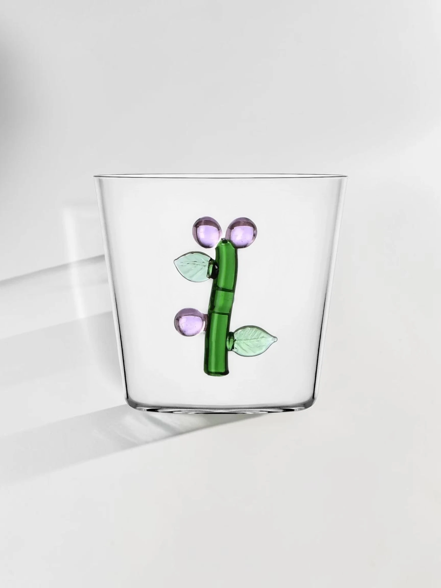 Botanica Floral Glass Tumbler Set, Borosilicate Glass, 6-Piece Collection - Image 3