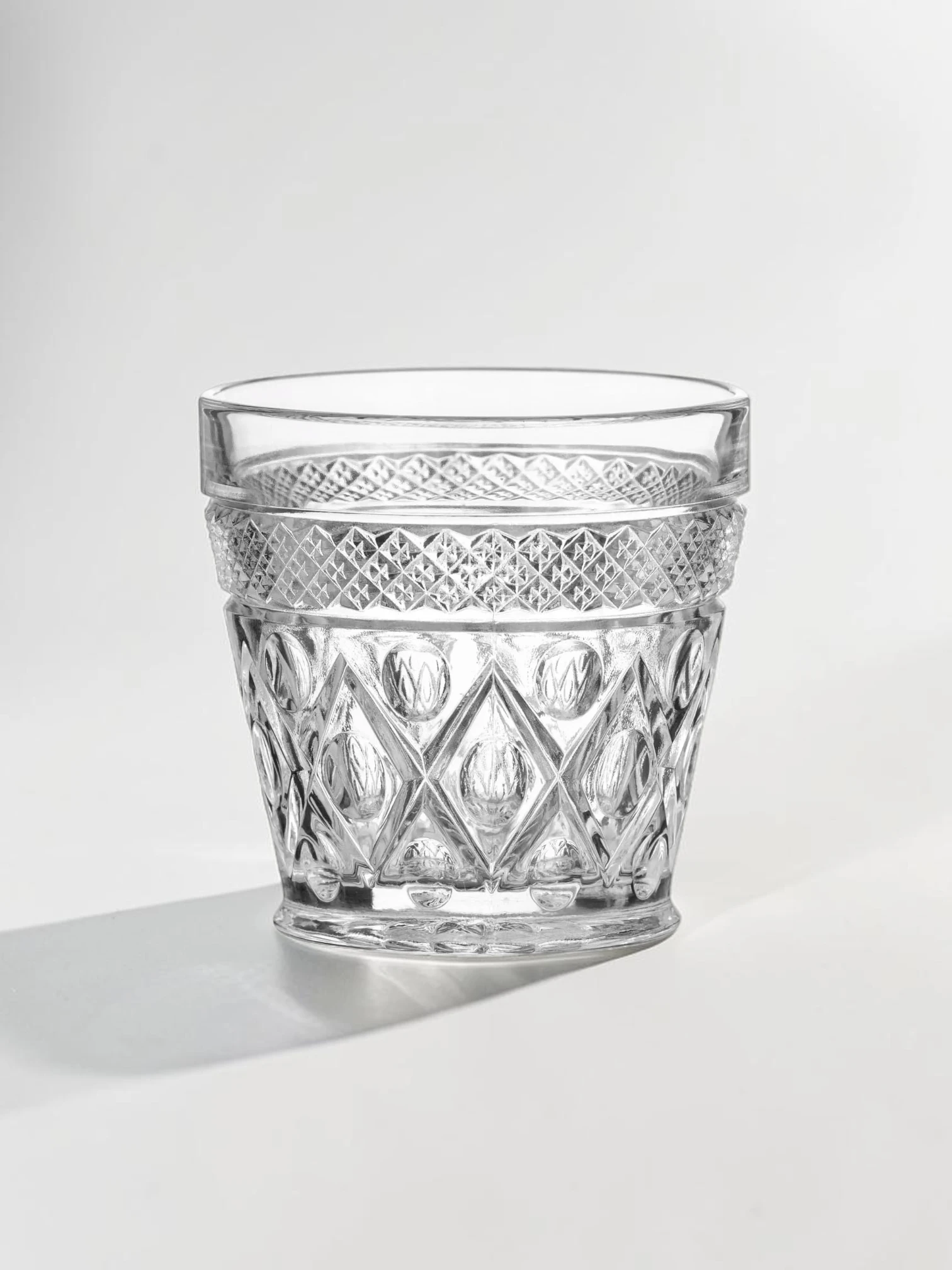 Spirit Old Fashioned Whiskey Glasses, Lead-Free Crystal, 4-Piece Set - Image 2