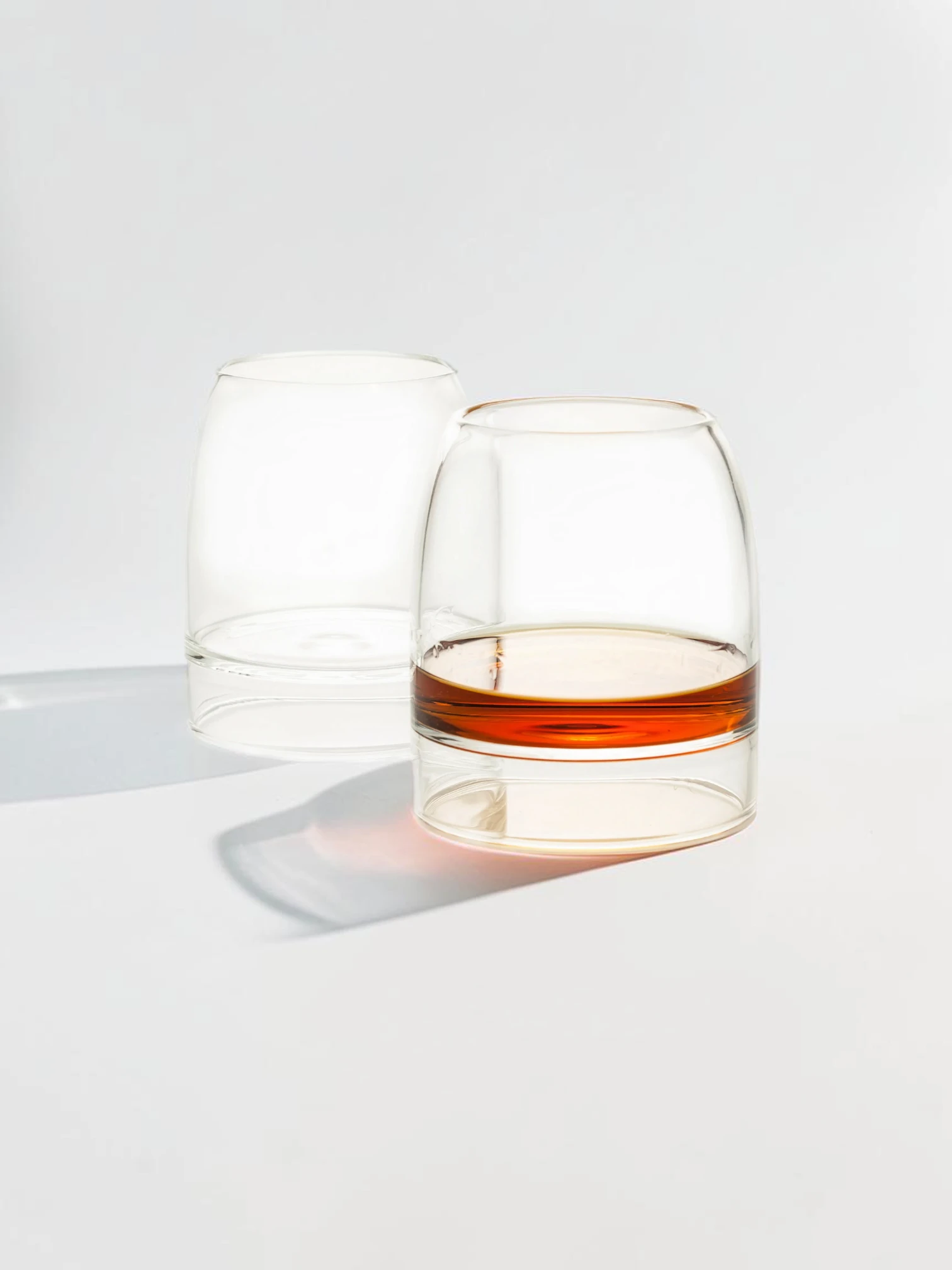 Tapered Whiskey Glasses Set, Borosilicate Glass, 2-Piece Tasting Set - Image 5