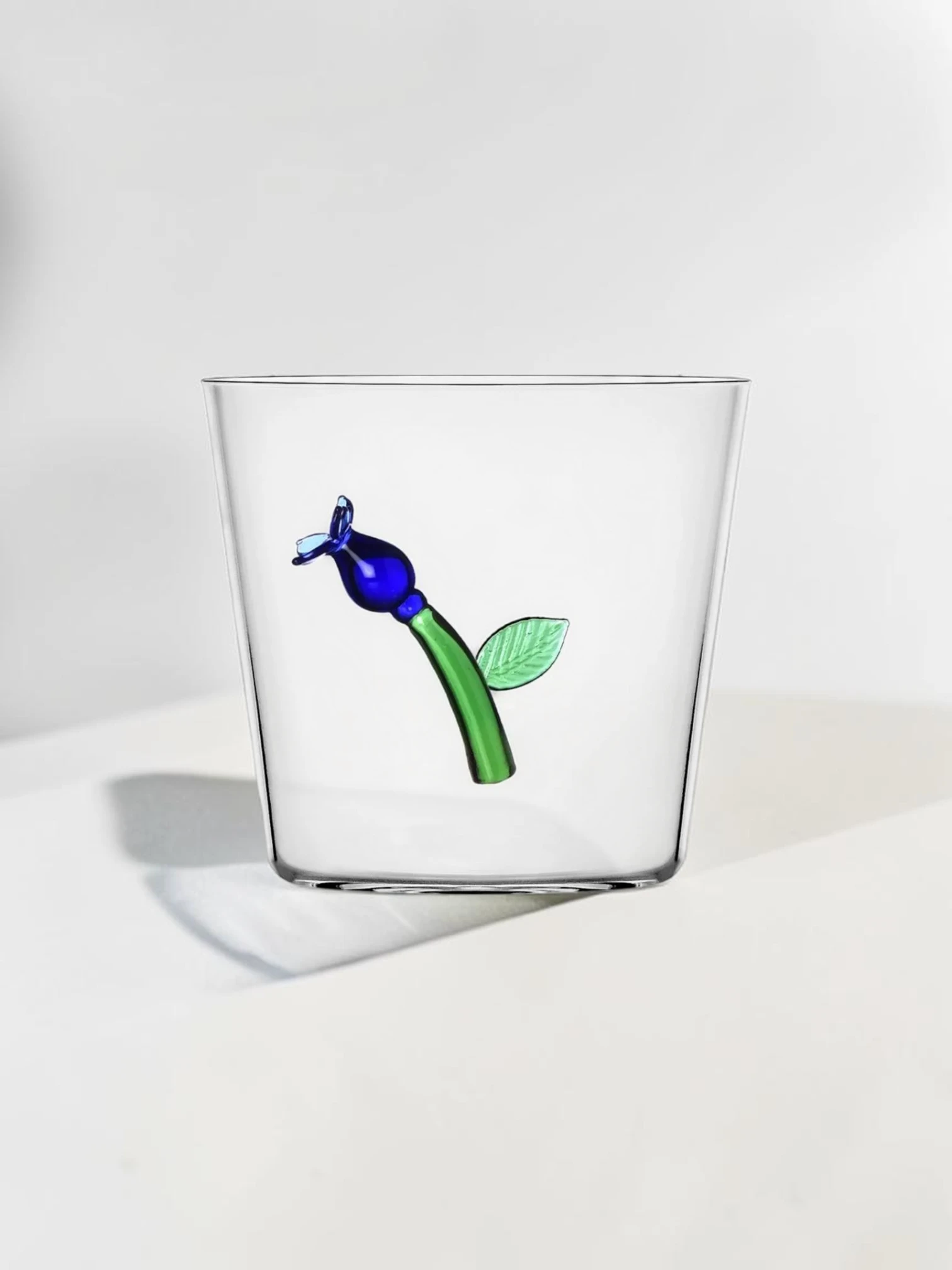 Botanica Floral Glass Tumbler Set, Borosilicate Glass, 6-Piece Collection - Image 2