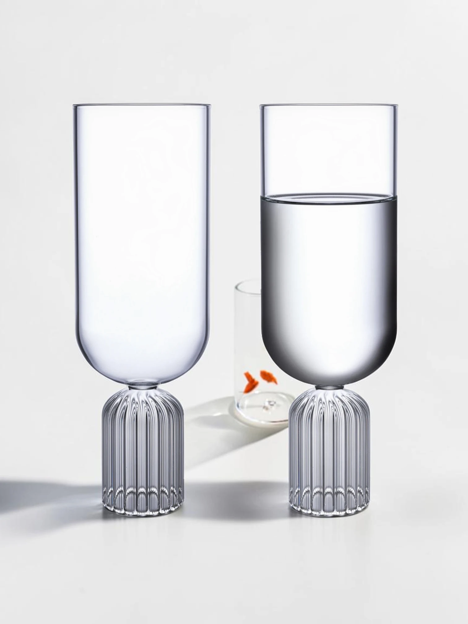 May Tall Medium Glasses, Borosilicate Glassware, 2-Piece Set