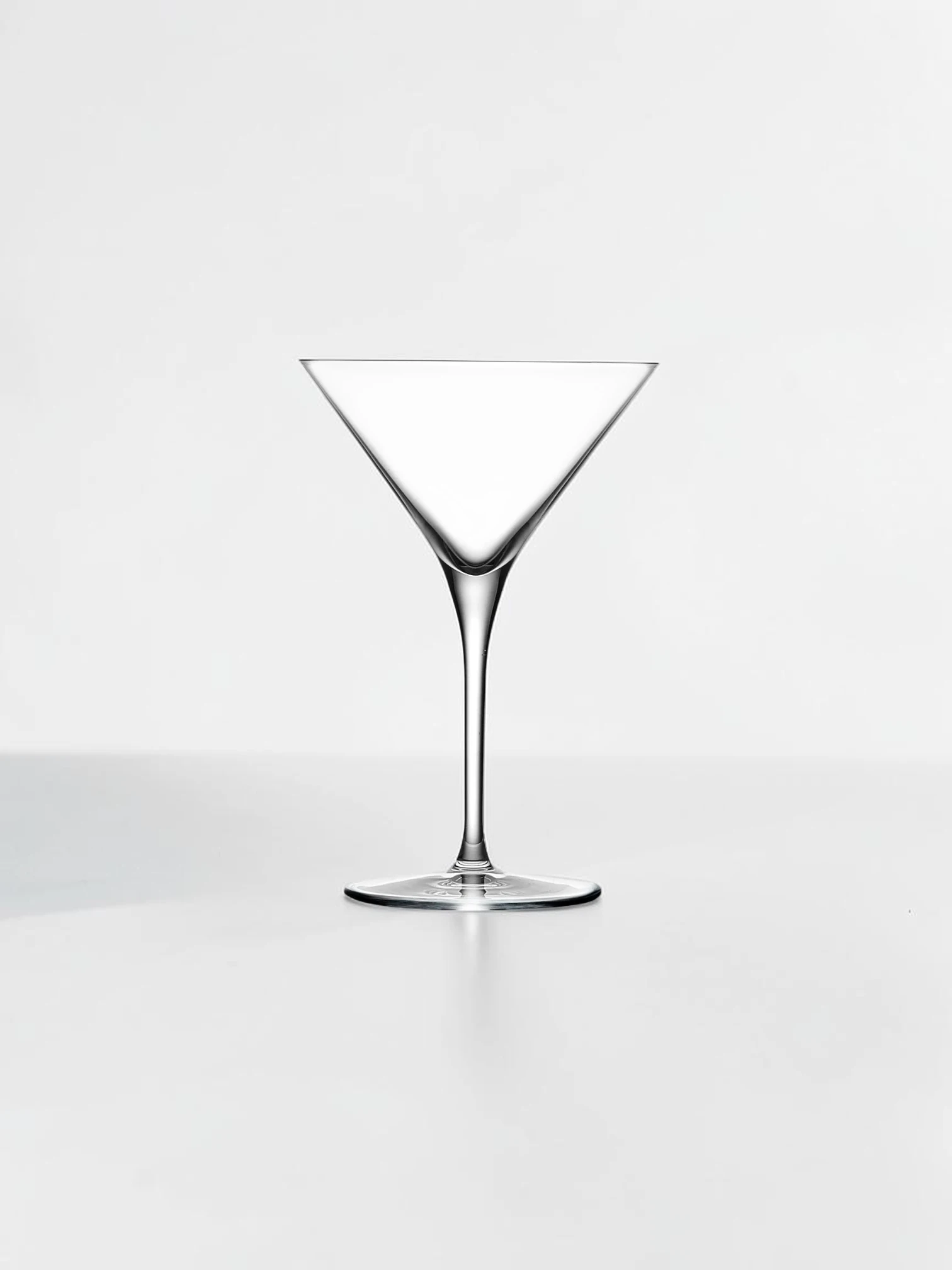 Vintage Martini Glass Set, Lead-Free Crystal Stemware, 4-Piece Collection - Image 2