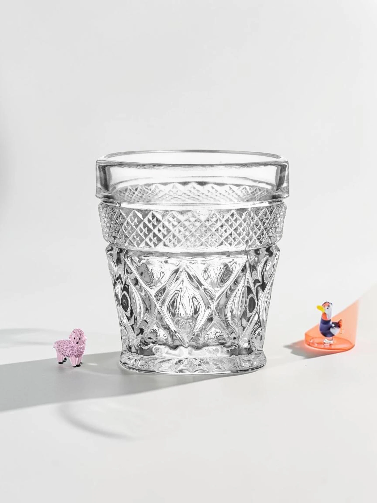 Spirit Old Fashioned Whiskey Glasses, Lead-Free Crystal, 4-Piece Set - Image 4