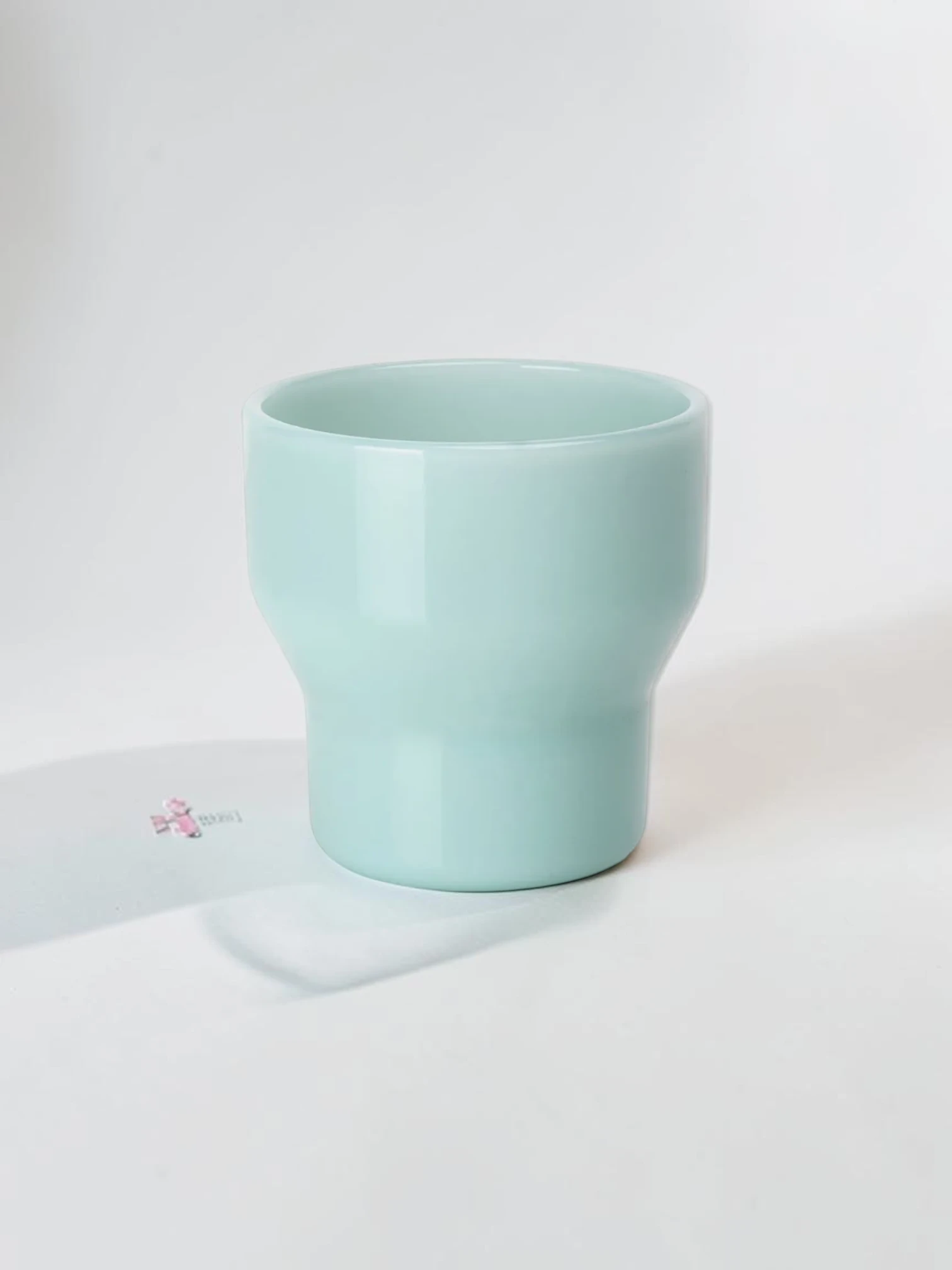 Opal Glass Stackable Drinkware, 11 oz Pastel Tumblers, 4-Piece Set - Image 4