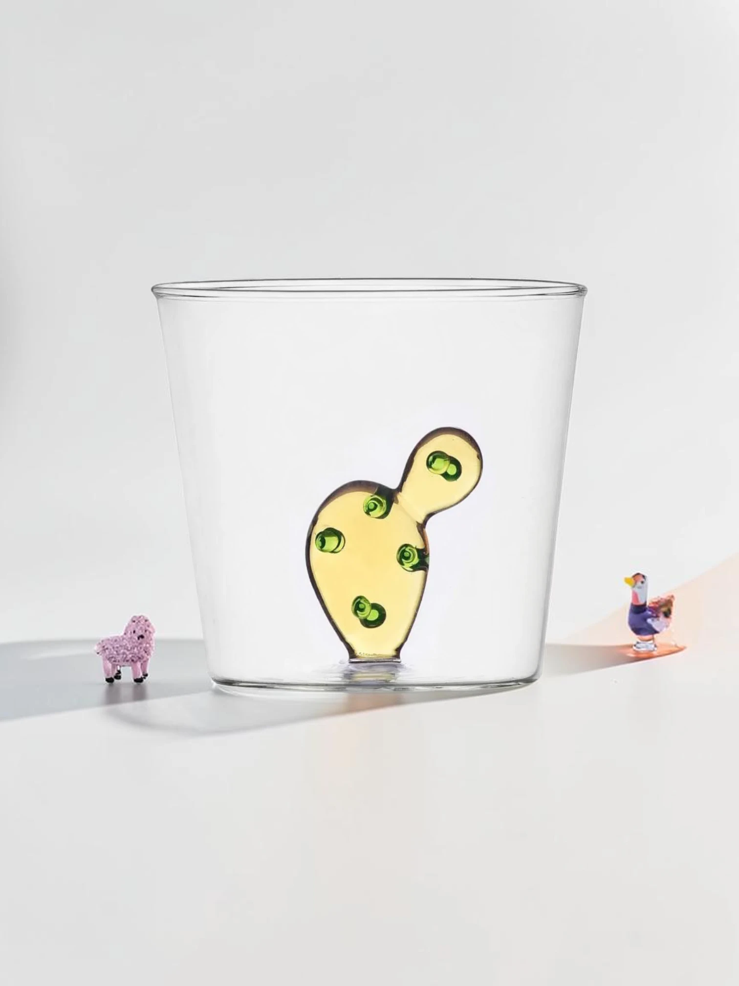 Desert Plants Tumbler Set, Borosilicate Glass, 6-Piece Botanical Collection - Image 3