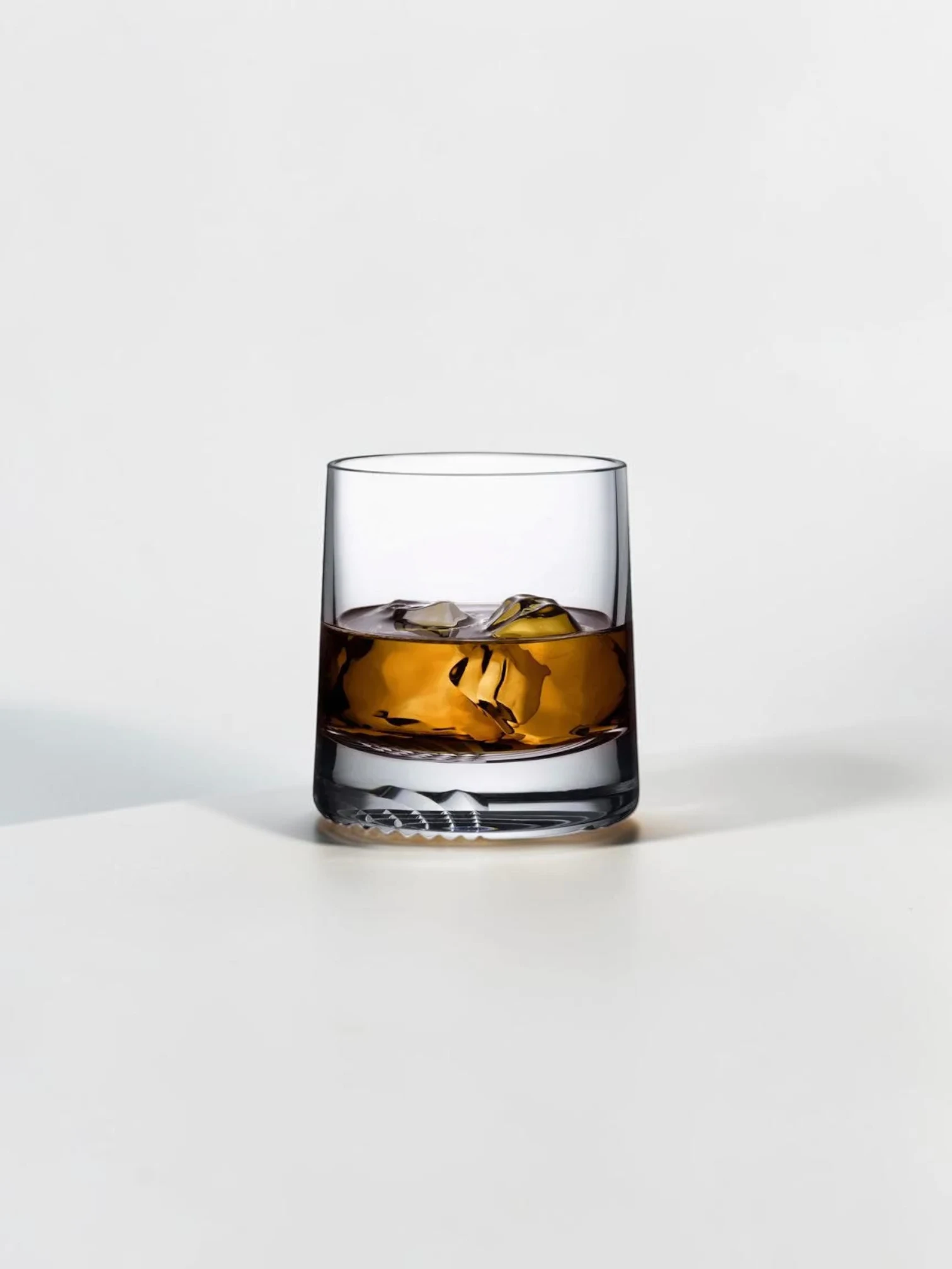 Old Fashioned Whiskey Glass Set, Lead-Free Crystal, Tartan Pattern, 2-Piece - Image 4