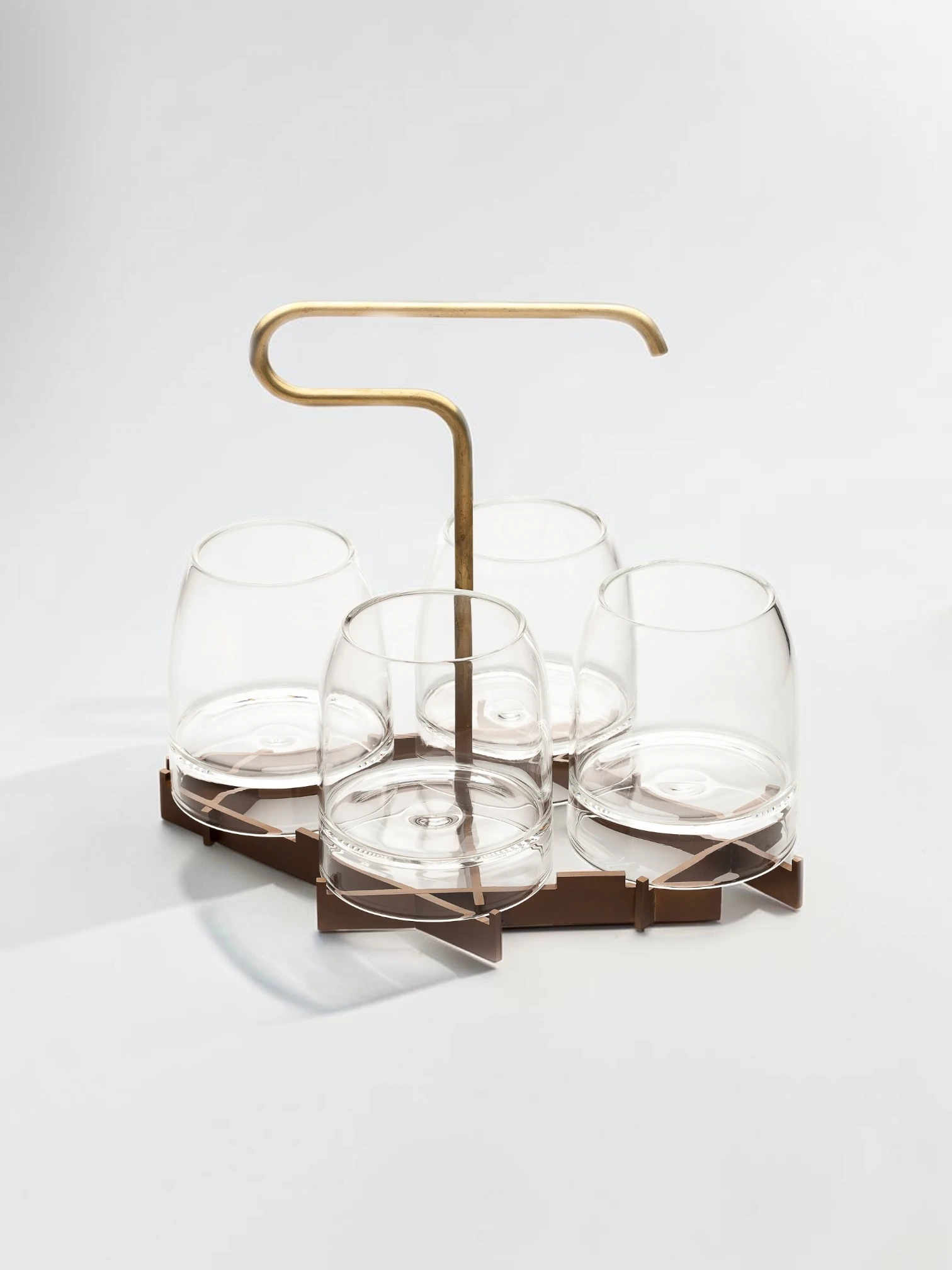 Presenter Set Whiskey Glassware with Serving Tray, Borosilicate Glass - Image 5