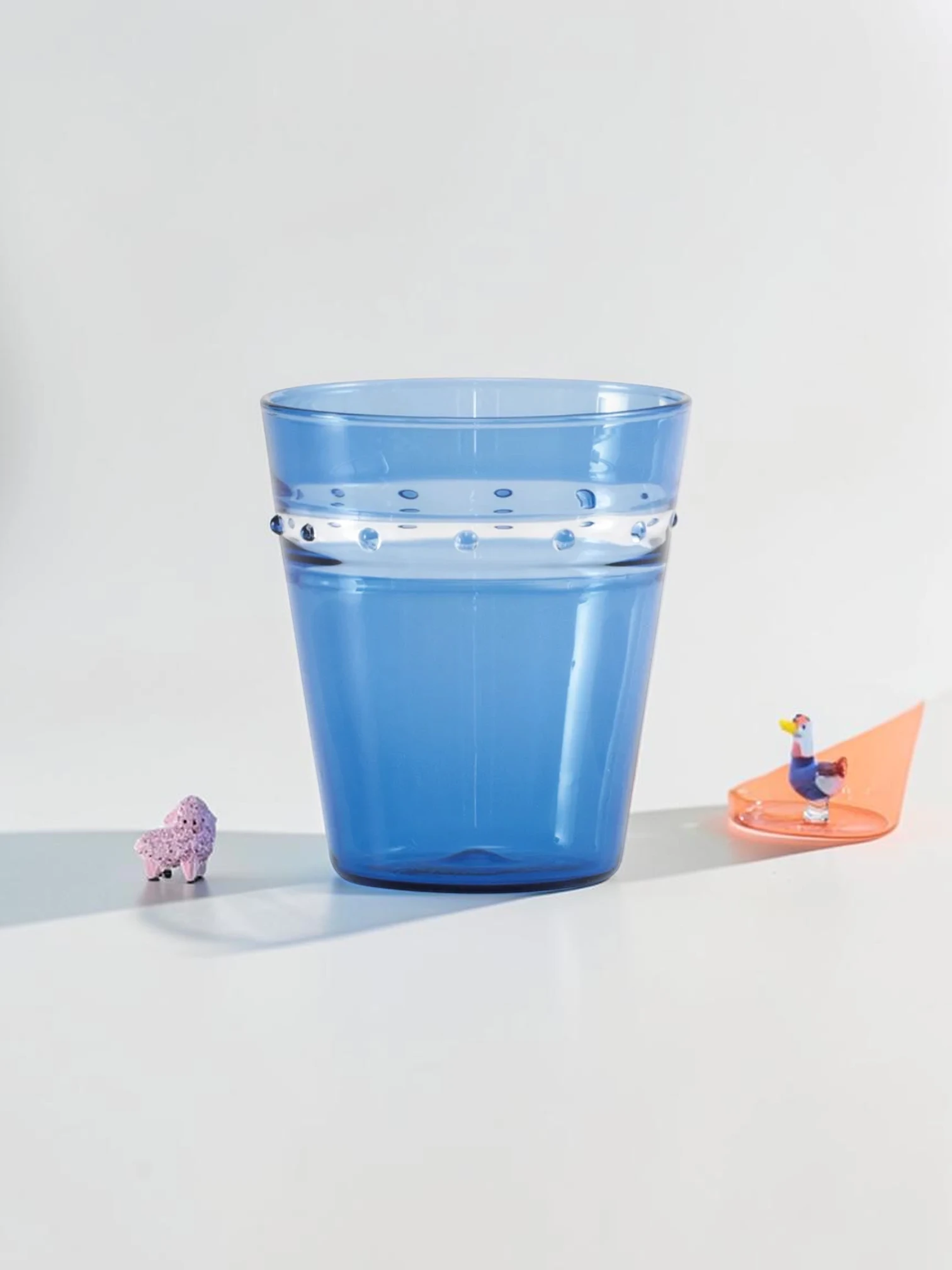 Pallini Tumbler Set, Borosilicate Glass, Stackable Colorful Glasses, 4-Piece - Image 6