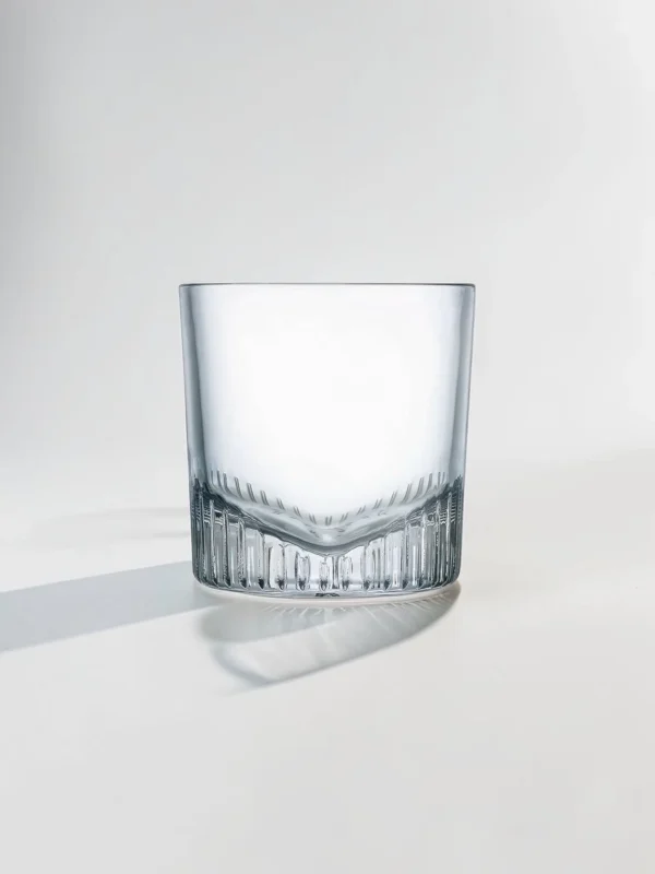 Caldera Whiskey Glass Set, Crystalline Glassware, 4-Piece Collection