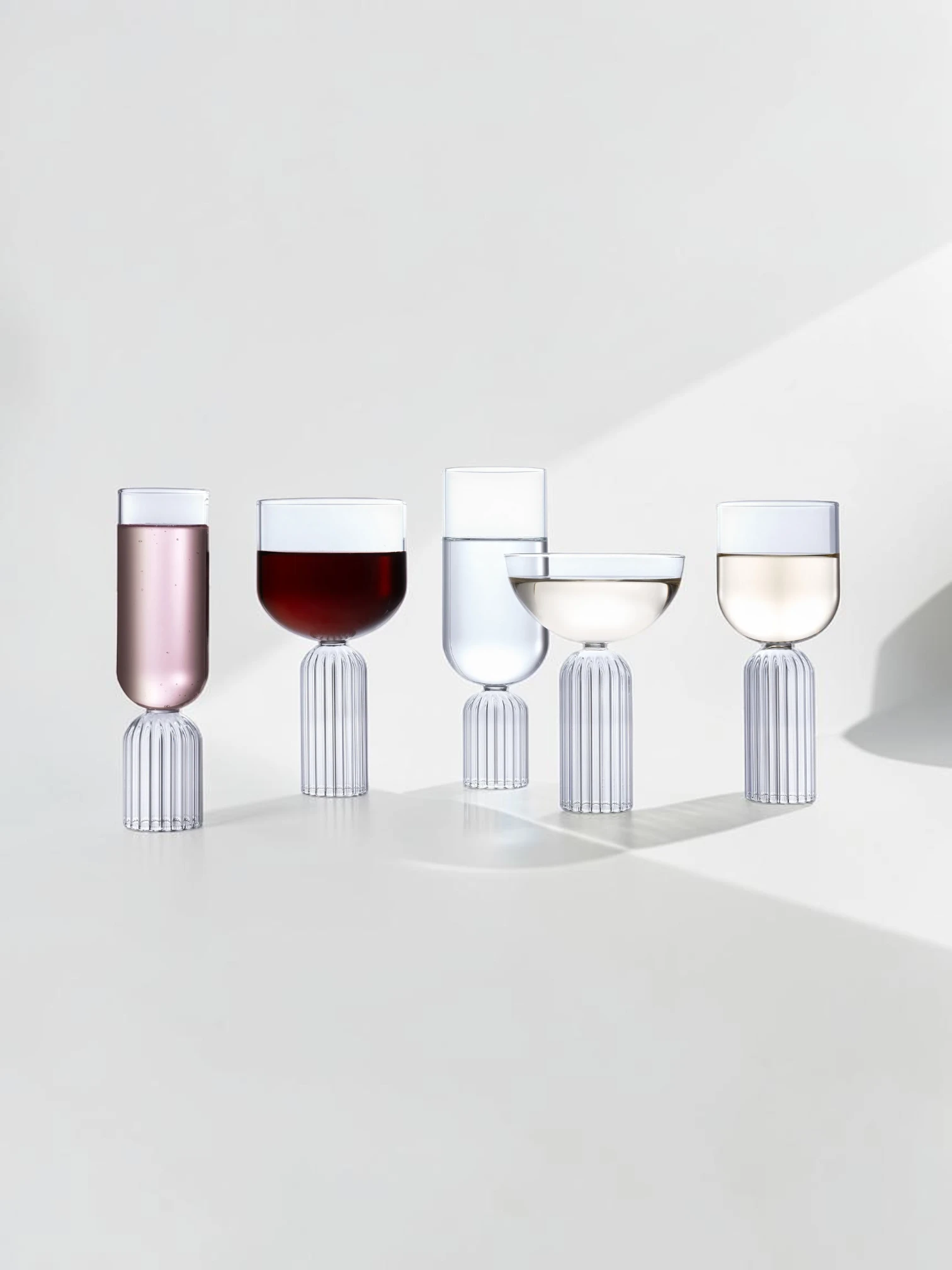 May Tall Medium Glasses, Borosilicate Glassware, 2-Piece Set - Image 5