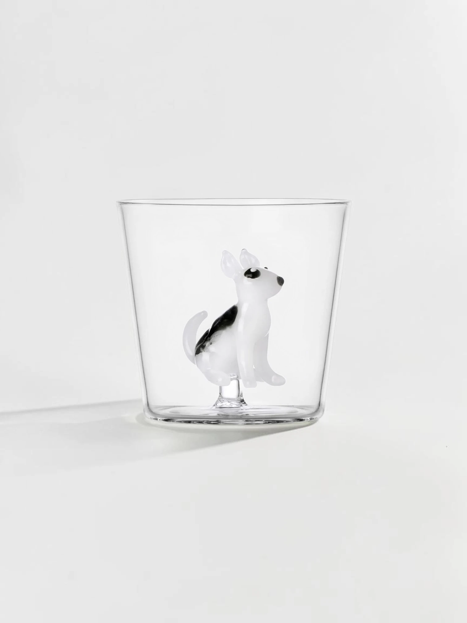 Dogs Tumbler Set, Borosilicate Glass, 2-Piece Dog Figurine Drinkware - Image 2