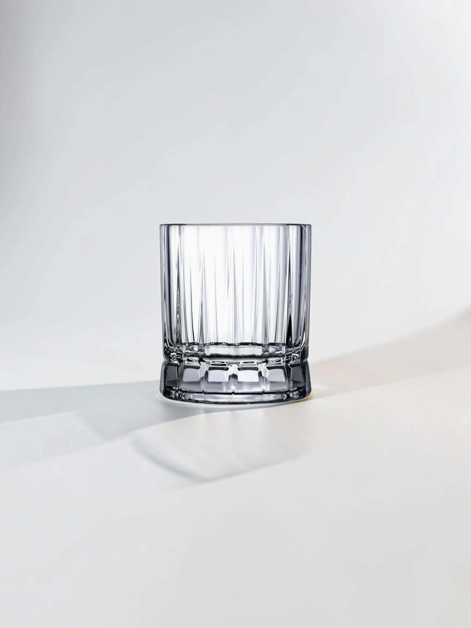 Wayne Whiskey Glasses Set, Lead-Free Crystal Tumblers, Clear 4-Piece - Image 2