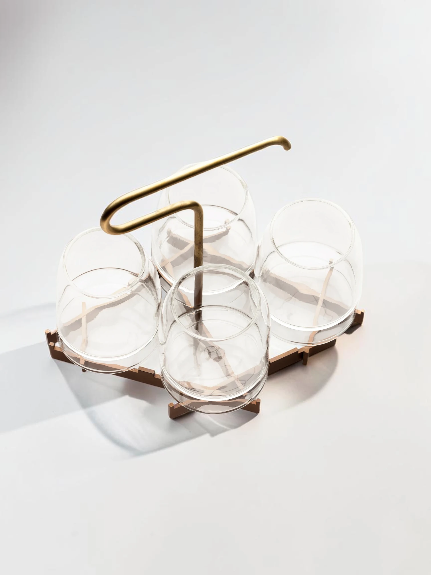 Presenter Set Whiskey Glassware with Serving Tray, Borosilicate Glass - Image 6