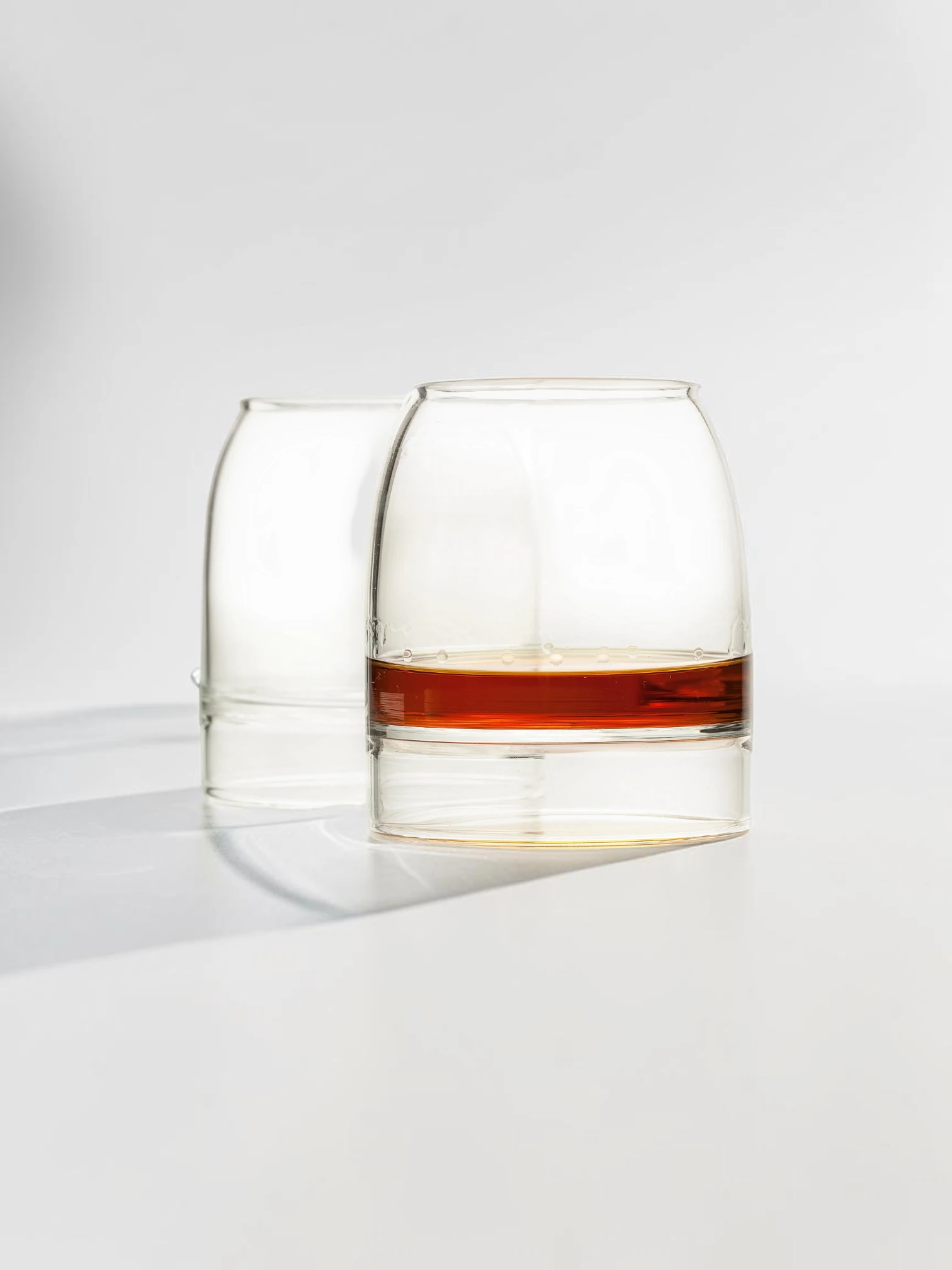 Tapered Whiskey Glasses Set, Borosilicate Glass, 2-Piece Tasting Set - Image 6