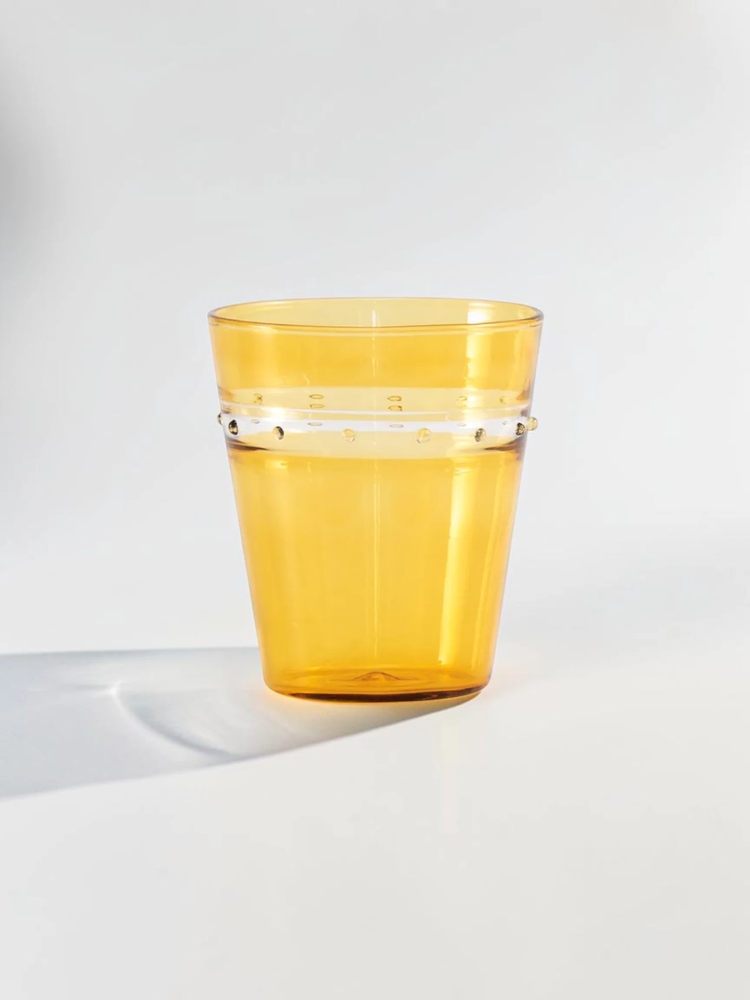 Pallini Tumbler Set, Borosilicate Glass, Stackable Colorful Glasses, 4-Piece - Image 3