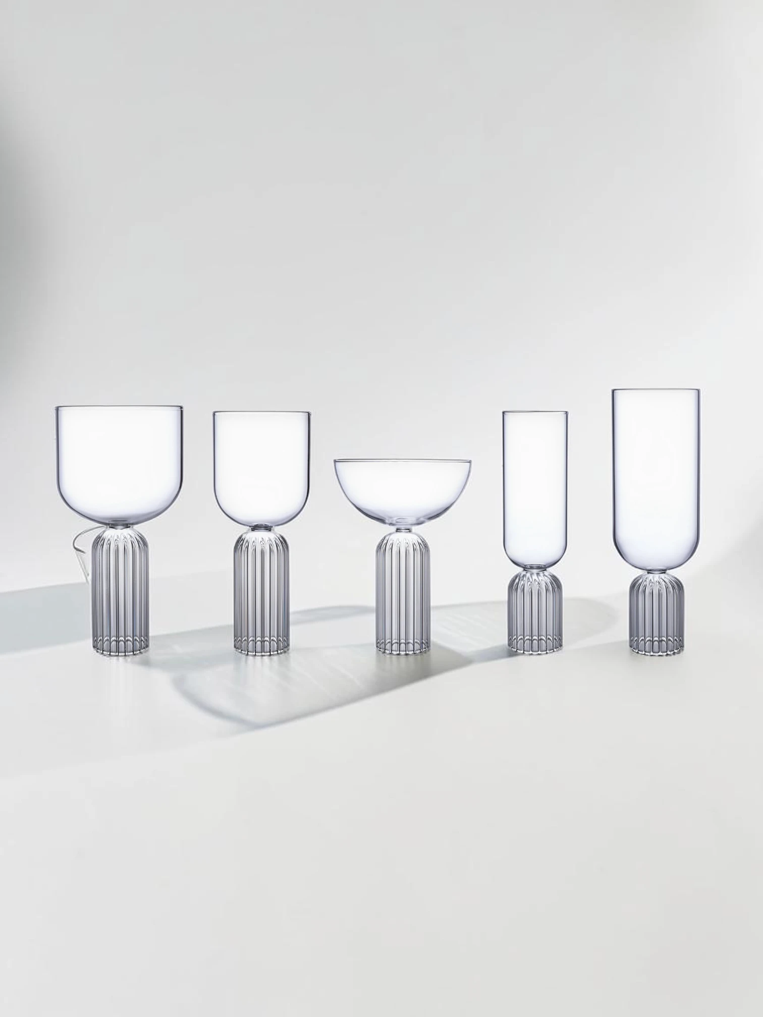 May Tall Medium Glasses, Borosilicate Glassware, 2-Piece Set - Image 4