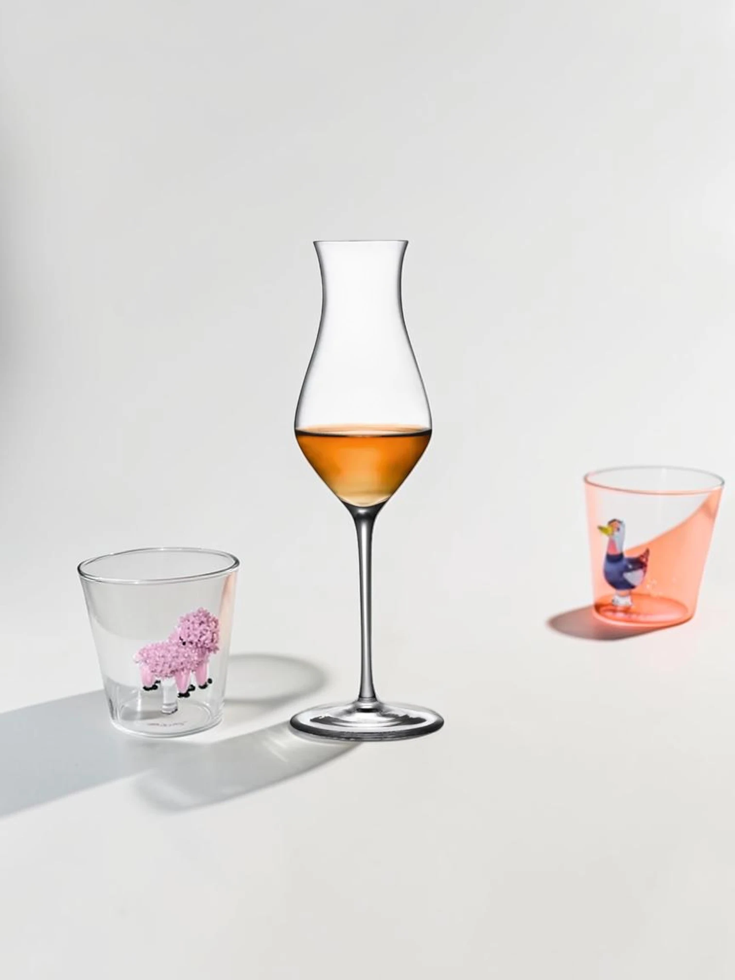 Wide Bowl Whiskey Tasting Glass Set, Lead-Free Crystal, 2-Piece - Image 5