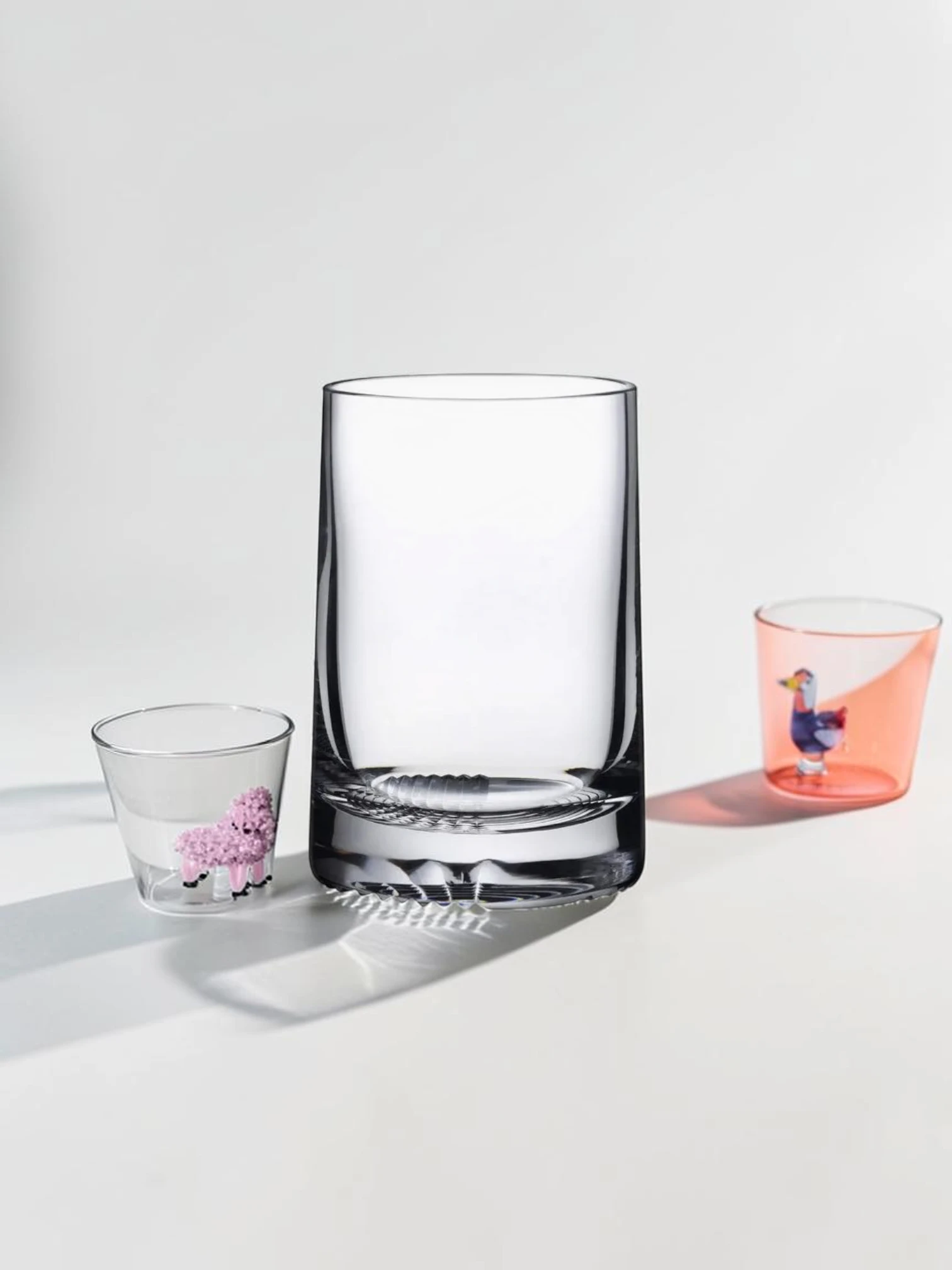 Old Fashioned Whiskey Glass Set, Lead-Free Crystal, Tartan Pattern, 2-Piece - Image 2
