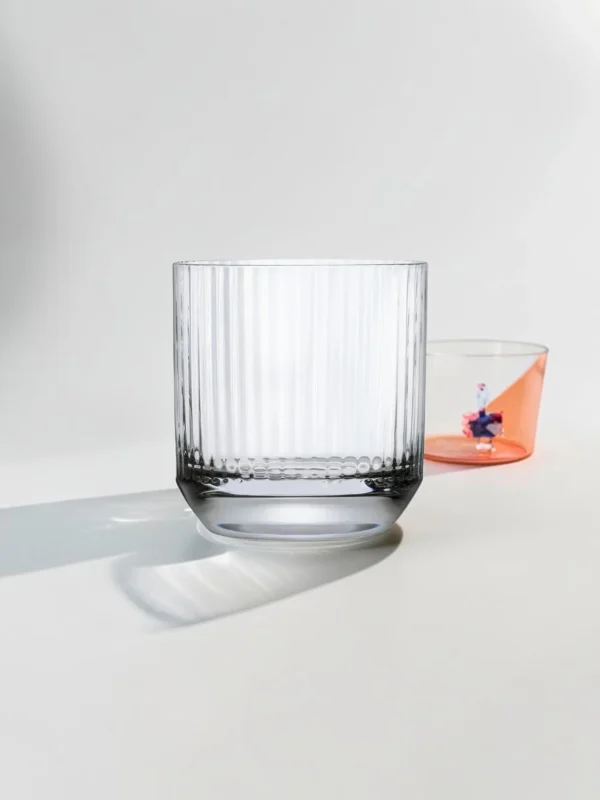 Big Top Old Fashioned Glass Set, Lead-Free Crystal, 4-Piece Set, 10.8 oz